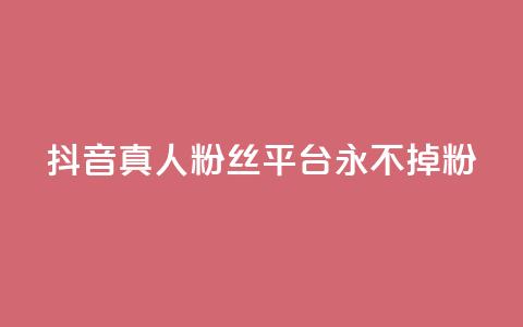 抖音真人粉丝平台 永不掉粉 - 抖音真人粉丝长期稳定平台! 第1张 抖音真人粉丝平台 永不掉粉 - 抖音真人粉丝长期稳定平台! 第1张