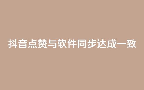 抖音点赞与软件同步达成一致 第1张 抖音点赞与软件同步达成一致 第1张