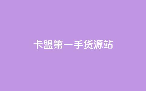 卡盟第一手货源站 - 发卡平台 第1张 卡盟第一手货源站 - 发卡平台 第1张