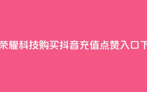 王者荣耀科技购买 - 抖音充值点赞入口 第1张 王者荣耀科技购买 - 抖音充值点赞入口 第1张