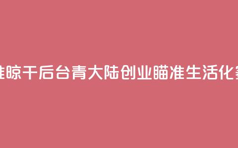 雨季衣服难晾干 “80后”台青大陆创业瞄准生活化赛道 第1张 雨季衣服难晾干 “80后”台青大陆创业瞄准生活化赛道 第1张