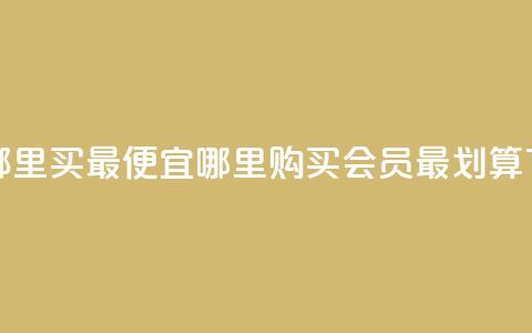 qq会员哪里买最便宜 - 哪里购买QQ会员最划算~ 第1张 qq会员哪里买最便宜 - 哪里购买QQ会员最划算~ 第1张