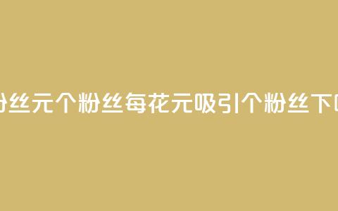 ks涨粉丝1元1000个粉丝(每花1元,吸引1000个ks粉丝) 第1张 ks涨粉丝1元1000个粉丝(每花1元,吸引1000个ks粉丝) 第1张