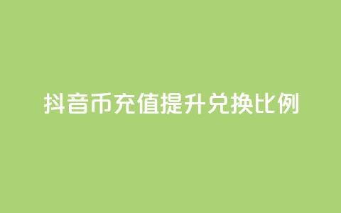 抖音币充值提升110兑换比例 第1张 抖音币充值提升110兑换比例 第1张