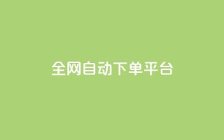 全网自动下单平台 - 网红商城网站入口
