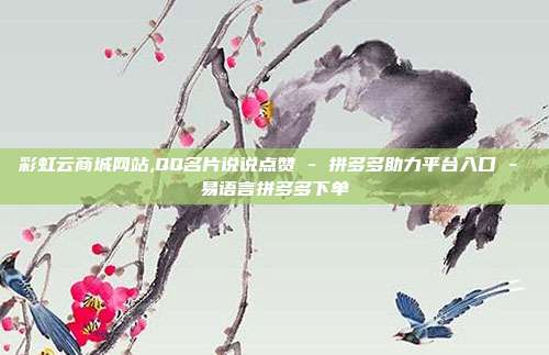 彩虹云商城网站,QQ名片说说点赞 - 拼多多助力平台入口 易语言拼多多下单  第1张