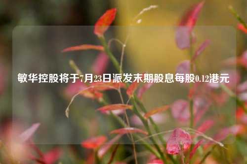敏华控股将于7月23日派发末期股息每股0.12港元  第1张