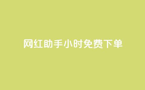 网红助手24小时免费下单 - 玩酷网络自助下单 第1张 网红助手24小时免费下单 - 玩酷网络自助下单 第1张