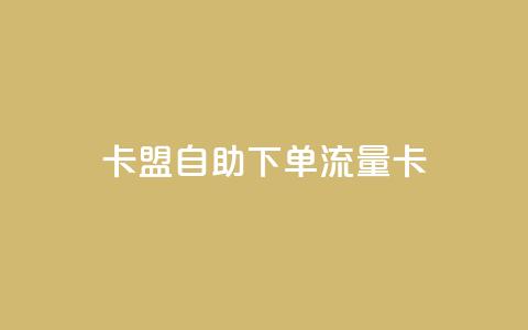 卡盟自助下单流量卡,dnf卡盟24小时自动发卡平台 - 低价vip会员发卡网 24小时在线回收抖音号  第1张