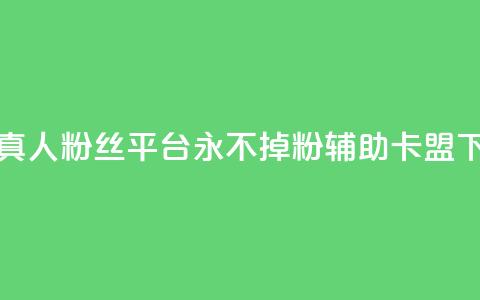 快手真人粉丝平台 永不掉粉 - CF辅助卡盟  第1张 快手真人粉丝平台 永不掉粉 - CF辅助卡盟  第1张
