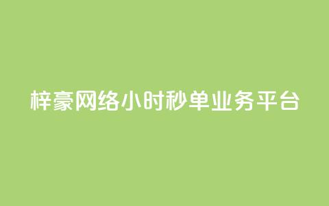 梓豪网络24小时秒单业务平台,抖音24小时人气下单平台 - qq绝版红钻开通网址 粉丝业务平台代理  第1张
