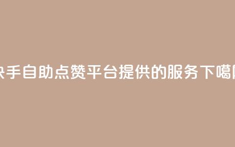 快手自助点赞平台提供的服务  第1张