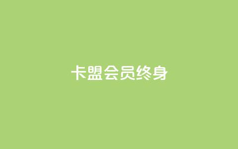 卡盟qq会员 终身 - 终身QQ会员卡盟服务，尽享无限特权与福利~  第1张