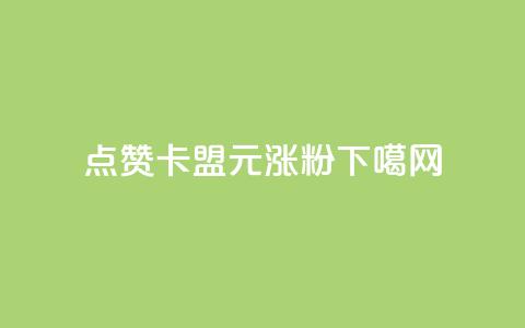 QQ点赞卡盟 - 1元涨100粉  第1张 QQ点赞卡盟 - 1元涨100粉  第1张