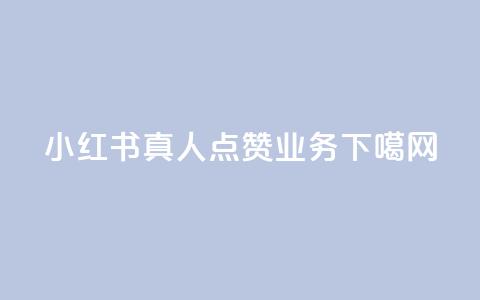 小红书真人点赞业务  第1张 小红书真人点赞业务  第1张