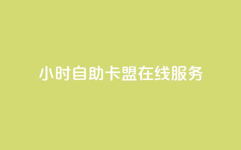 24小时自助卡盟在线服务  第1张 24小时自助卡盟在线服务  第1张
