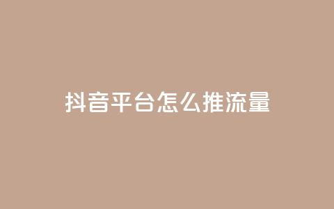 抖音平台怎么推流量 - 抖音平台推广技巧:从零开始提升流量的关键步骤!  第1张 抖音平台怎么推流量 - 抖音平台推广技巧:从零开始提升流量的关键步骤!  第1张