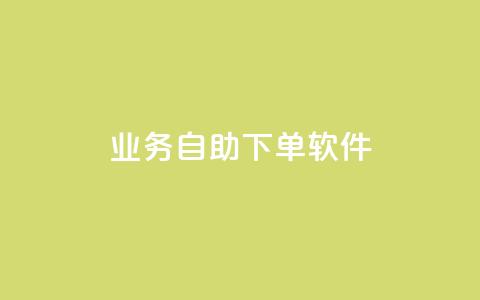 dy业务自助下单软件 - 智能自助下单软件助力DY业务高效运营!  第1张 dy业务自助下单软件 - 智能自助下单软件助力DY业务高效运营!  第1张