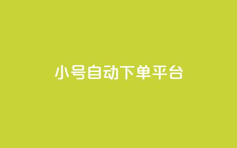 ks小号自动下单平台 - 实用的KS小号自动下单服务	，快速、方便、高效~  第1张