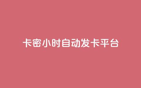 卡密24小时自动发卡平台 - 24小时卡密自动发卡平台 完美解决您的发卡需求!  第1张 卡密24小时自动发卡平台 - 24小时卡密自动发卡平台 完美解决您的发卡需求!  第1张