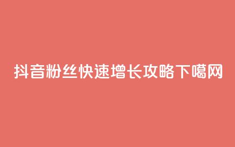 抖音粉丝快速增长攻略  第1张 抖音粉丝快速增长攻略  第1张