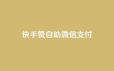 快手赞自助微信支付 - 快手赞推出便捷微信支付服务! 第1张 快手赞自助微信支付 - 快手赞推出便捷微信支付服务! 第1张