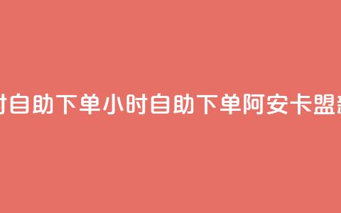 阿安卡盟24小时自助下单 - 24小时自助下单!阿安卡盟新体验!~  第1张 阿安卡盟24小时自助下单 - 24小时自助下单!阿安卡盟新体验!~  第1张