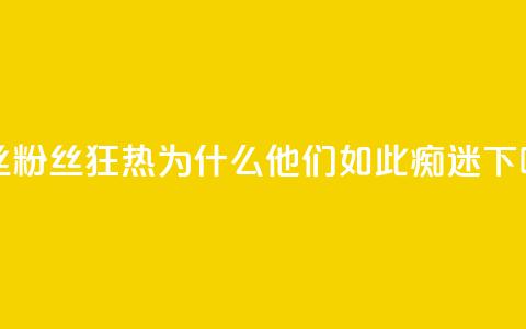 ks粉丝 - KS粉丝狂热:为什么他们如此痴迷?! 第1张 ks粉丝 - KS粉丝狂热:为什么他们如此痴迷?! 第1张
