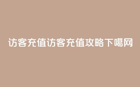 qq访客充值(qq访客充值攻略)  第1张 qq访客充值(qq访客充值攻略)  第1张