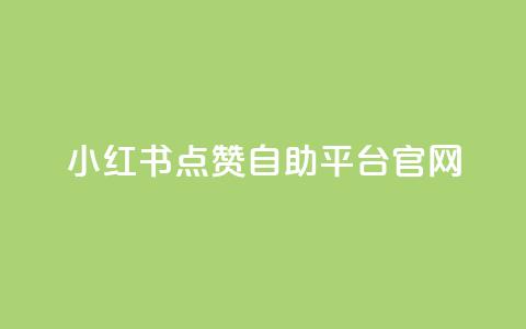 小红书点赞自助平台官网 第1张 小红书点赞自助平台官网 第1张