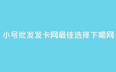 小号批发发卡网VX:最佳选择  第1张 小号批发发卡网VX:最佳选择  第1张
