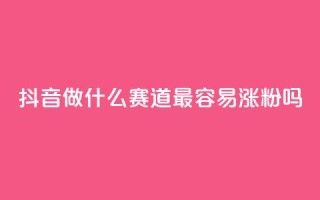 抖音做什么赛道最容易涨粉吗 - 利云卡盟