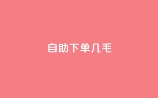 自助下单几毛,qq音乐访客增加下单 - 拼多多真人助力平台免费 - 拼多多铺货助手app