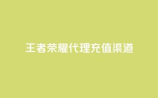 王者荣耀代理充值渠道 - 王者荣耀代理充值途径解析与攻略!