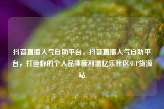 抖音直播人气自助平台，抖音直播人气自助平台，打造你的个人品牌新利器亿乐社区SUP货源站