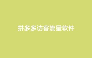 拼多多访客流量软件,如何快速1元100赞 - 快手评论神器最新版下载 - qq空间刷访客网页版