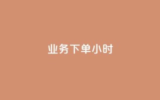 dy业务下单24小时 - dy业务24小时内下单成功攻略!