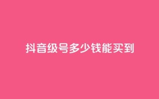 抖音50级号多少钱能买到 - 抖音50级账号的市场价格和购买指南。