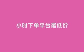 24小时下单平台最低价,dy评论下单 - 拼多多扫码助力群 - 闲鱼卖拼多多助力多少钱