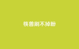 筷兽刷不掉粉,dy24小时自助服务平台 - ks全网最低价下单平台 - dy下单赞