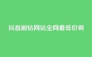 抖音刷钻网站全网最低价啊,24自助下单服务平台便宜 - 网红助手app亮点 - 24小时互赞商城