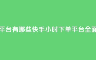快手业务24小时下单平台有哪些 - 快手24小时下单平台全面解析与推荐!