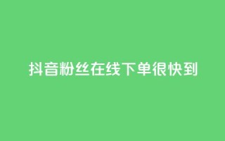 抖音粉丝在线下单很快到 - qq空间转发在线下单