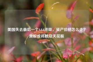 美国失去最后一个AAA评级，资产价格怎么走？美股或将触及天花板