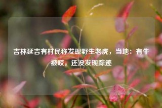 吉林延吉有村民称发现野生老虎，当地：有牛被咬，还没发现踪迹