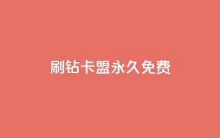 qq刷钻卡盟永久免费 - 免费的QQ刷钻卡盟服务推荐。