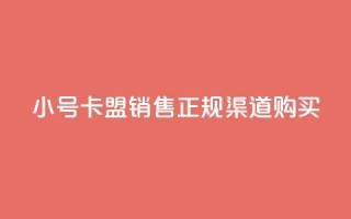 QQ小号卡盟销售,正规渠道购买