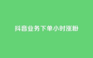 抖音业务下单24小时涨粉,Ks秒单双击 - 卡盟稳定 - KS超快速平台