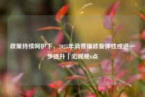 政策持续呵护下，2025年消费端修复弹性或进一步提升｜宏观晚6点