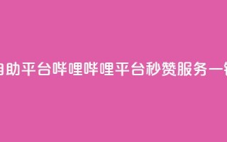 哔哩哔哩秒点赞在线自助平台 - 哔哩哔哩平台秒赞服务,一键快速提升人气!
